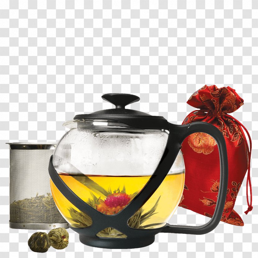 Flowering Tea Teapot Green Teas Of The World - Numi Organic Transparent PNG