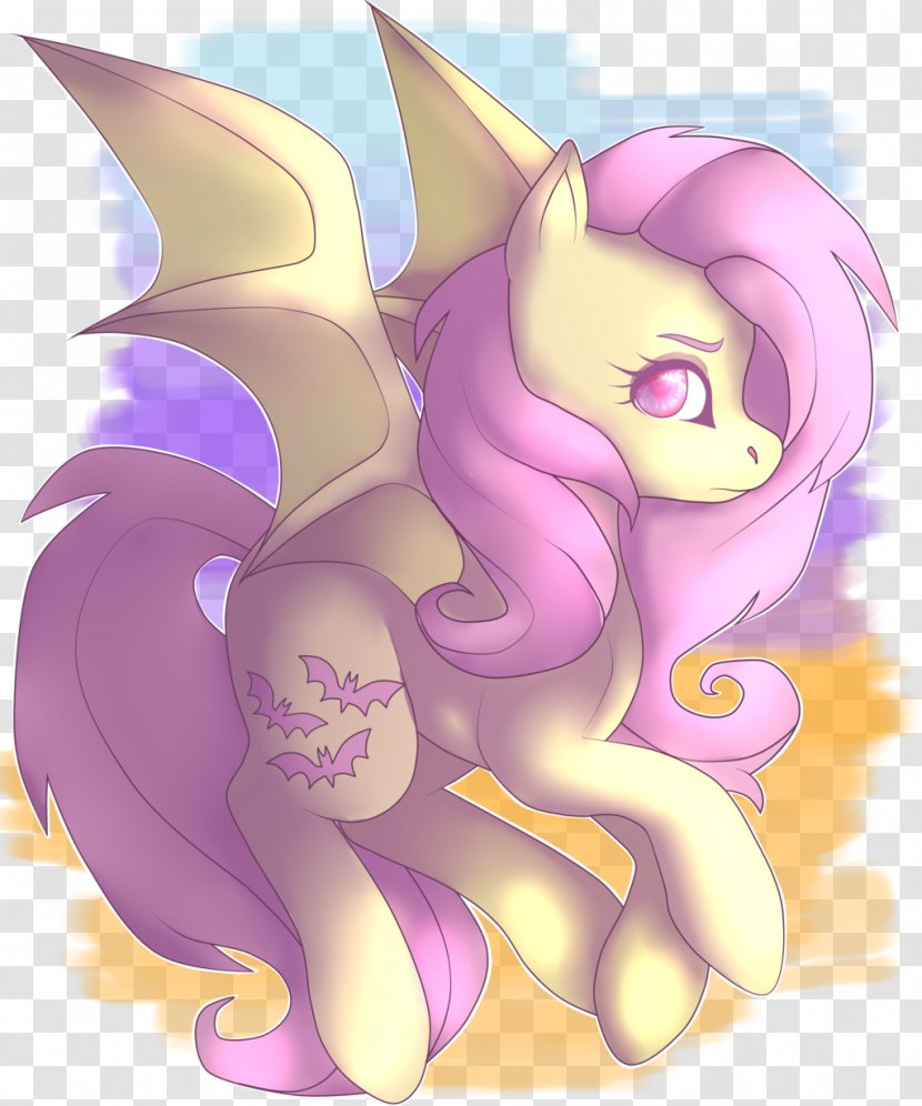 Pony Fluttershy DeviantArt Horse Drawing - Cartoon - Bats Transparent PNG