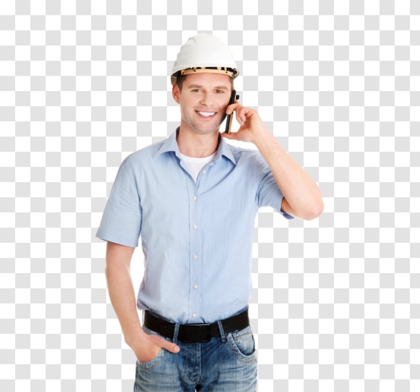 T-shirt Hard Hats Dress Shirt Engineer Sleeve - Technician Man Transparent PNG