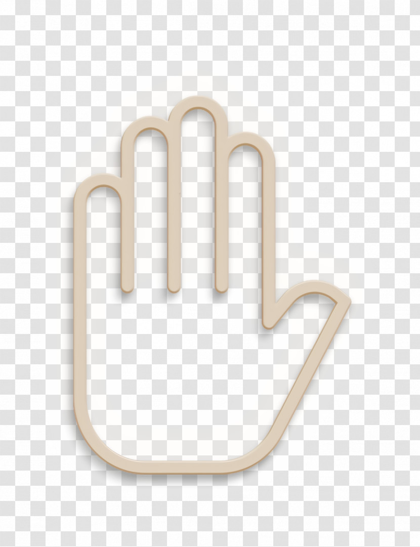 Stop Icon Hand Icon Gestures Icon Transparent PNG