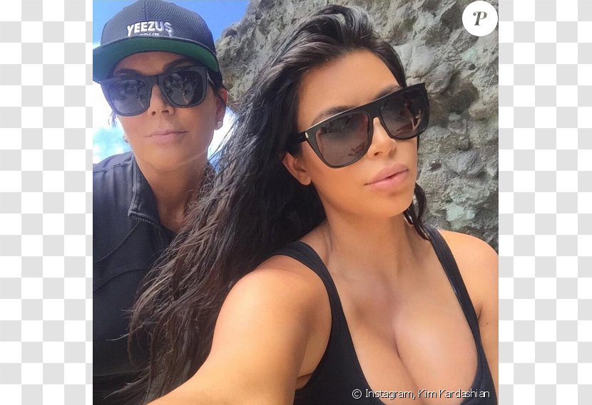 Kim Kardashian Keeping Up With The Kardashians Celebrity Sunglasses Selfie - Kris Jenner Transparent PNG