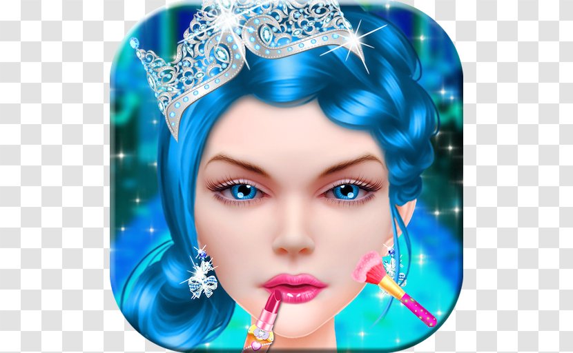 Ice Queen: Beauty Makeup Salon Games For Girls Princess - Silhouette - Birthday Party QueenBeauty Mermaid Makeover SalonAndroid Transparent PNG