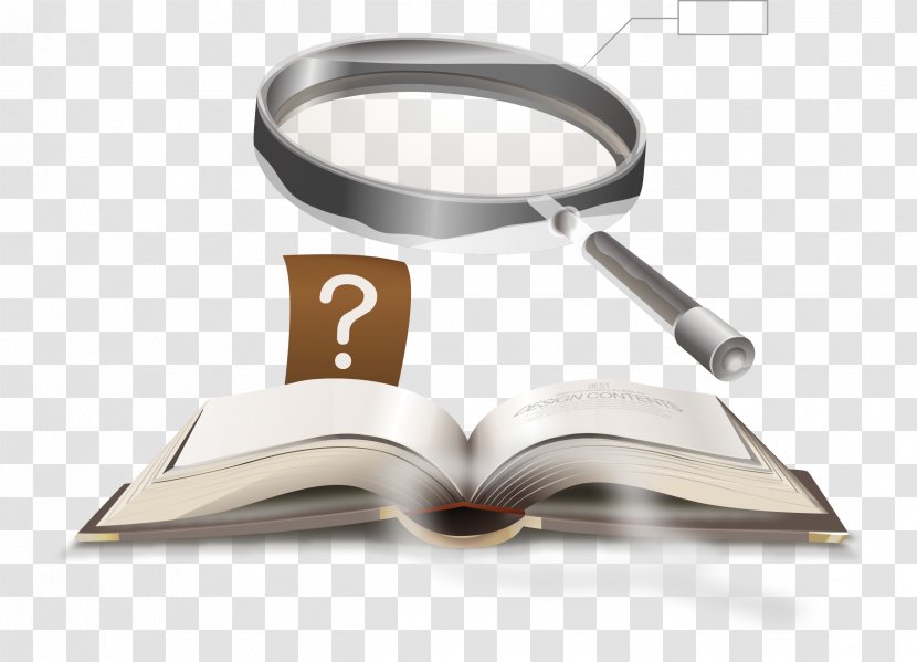 Magnifying Glass Material Magnifier - Book Transparent PNG