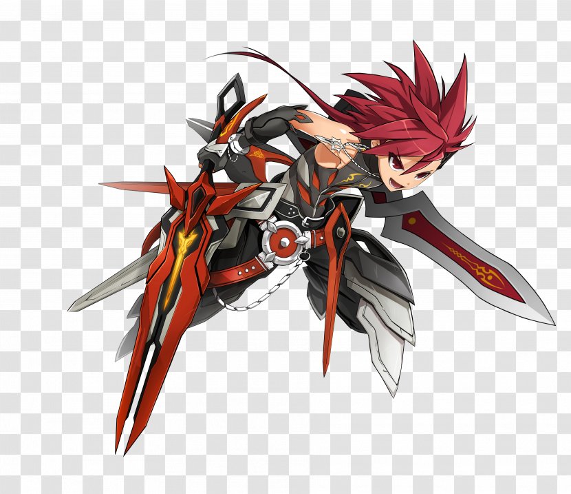 Elsword Elesis Art Player Versus Environment Combat - Cartoon Transparent PNG