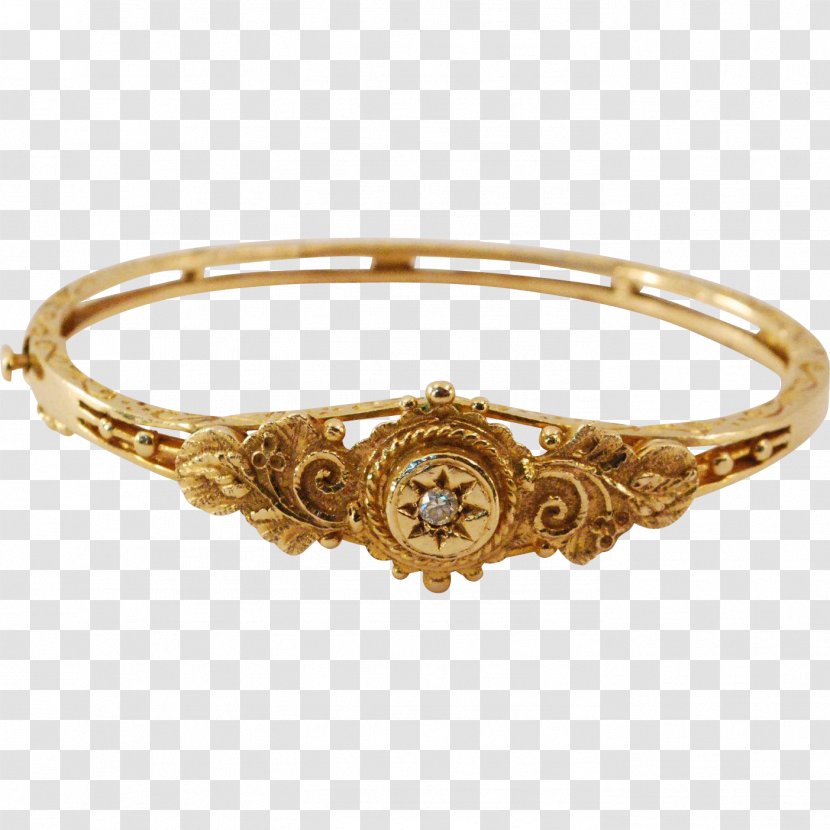 Bangle Bracelet Bling-bling Body Jewellery - Gold Transparent PNG