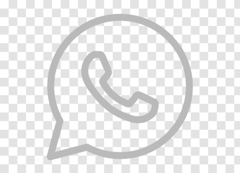 WhatsApp Clip Art - Black And White - Whats Transparent PNG