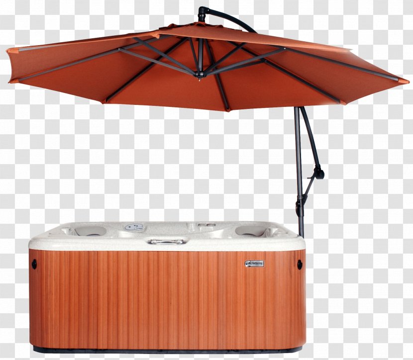 Hot Tub Umbrella Spa Swimming Pool Gazebo - Orange - Canopy Transparent PNG