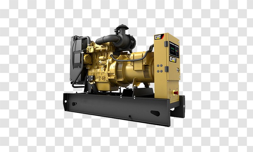 Caterpillar Inc. Diesel Generator Engine-generator Electricity Generation Energy - Machine Transparent PNG