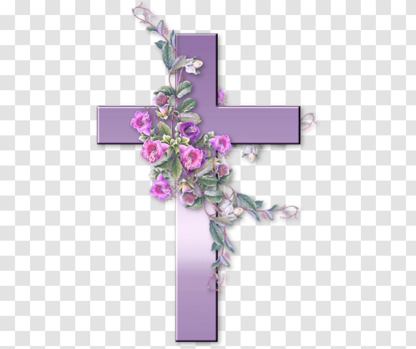 Condolences Thoughts And Prayers Sympathy Christian Prayer - Cross - Floral Design Transparent PNG