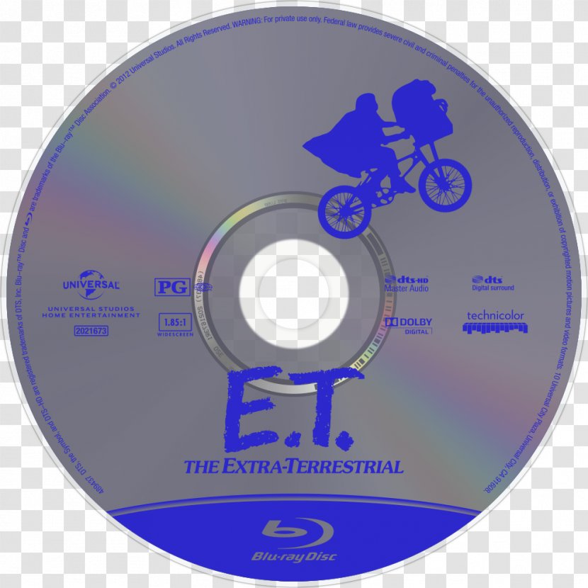 Universal Pictures Home Entertainment Compact Disc Amblin - Bluray - Extra Terrestrial Transparent PNG