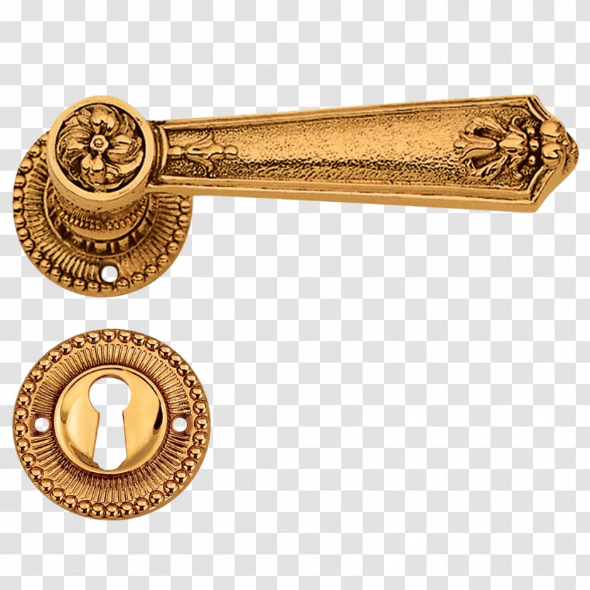 Window Door Handle Brass - Bronze Transparent PNG