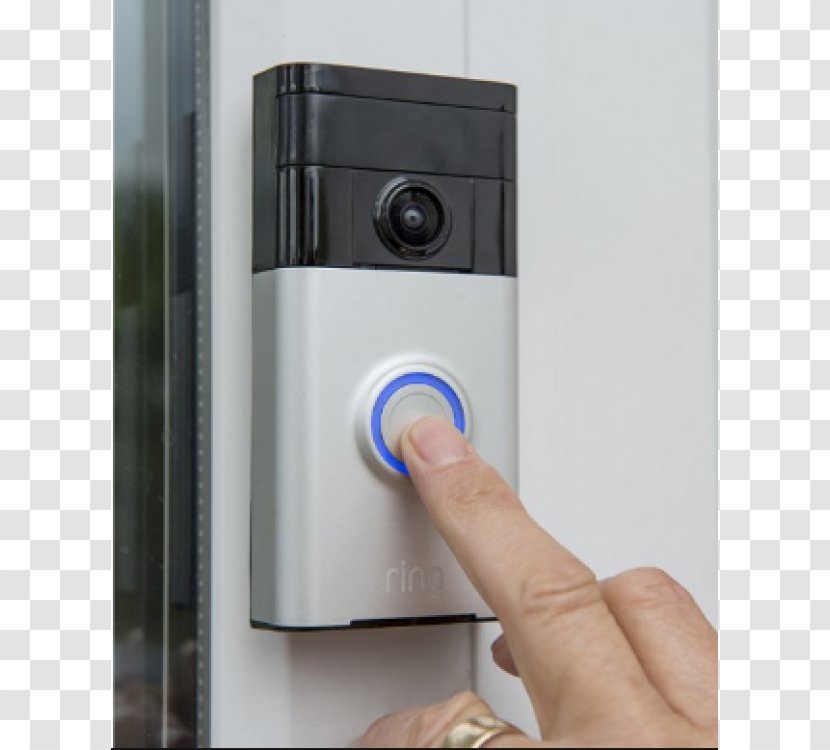 Door Bells & Chimes Ring Amazon.com Smart Doorbell - Home Automation Kits Transparent PNG
