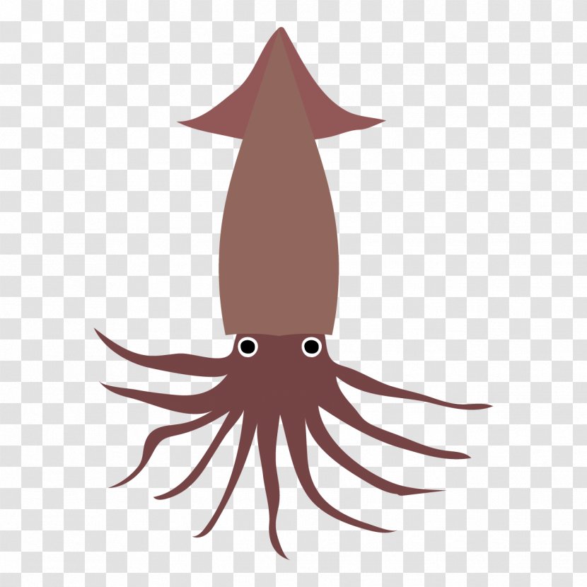 Octopus Squid Seafood Fish Illustration - Squids Transparent PNG