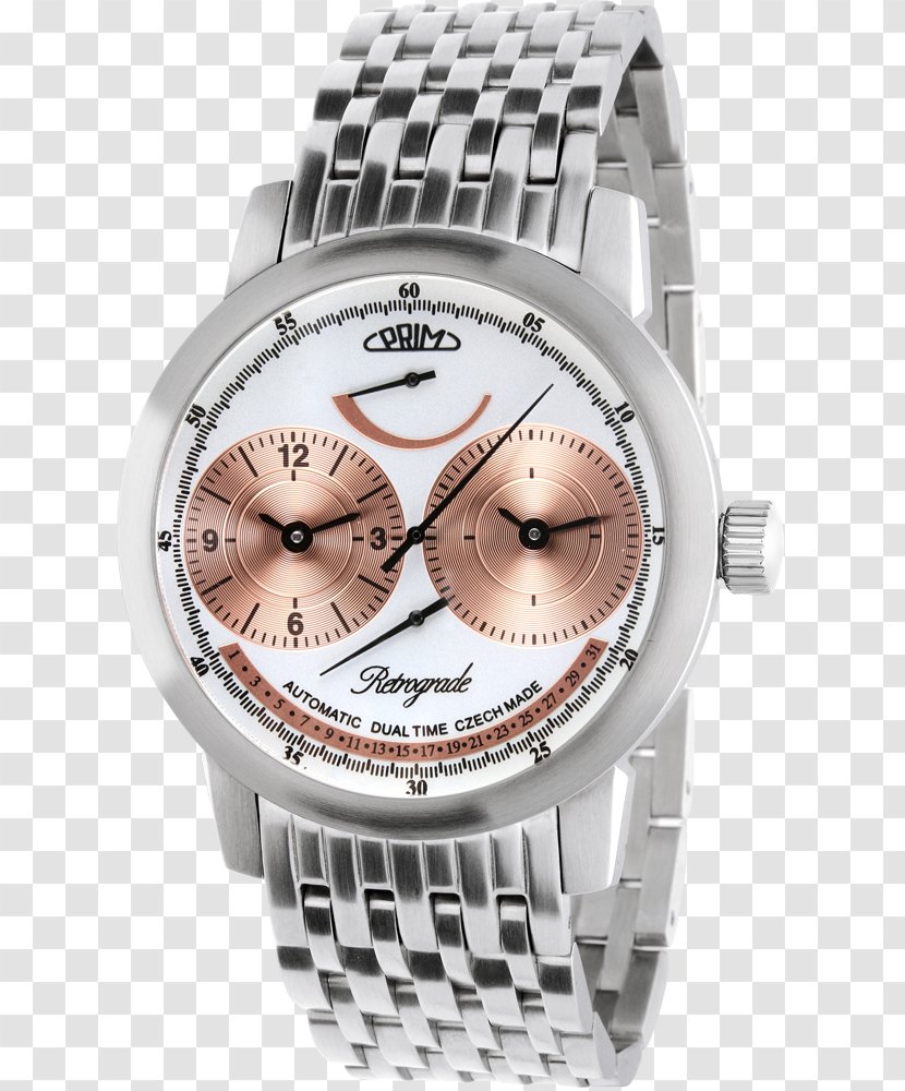 PRIM Watch Water Resistant Mark Czech Republic Steel Transparent PNG