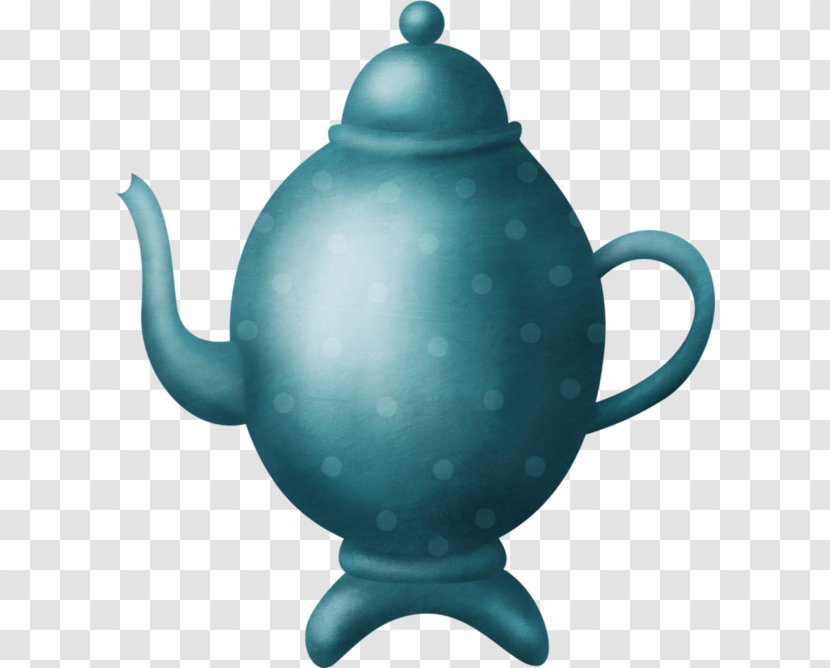 Teapot Stovetop Kettle Pitcher - Turquoise Transparent PNG