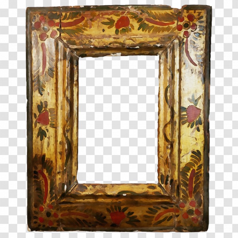 Brown Background Frame - Wood - Antique Visual Arts Transparent PNG