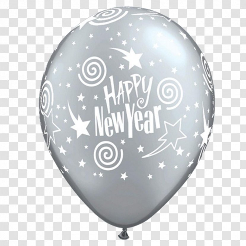 Balloon New Year's Eve Party Gold - Star Transparent PNG
