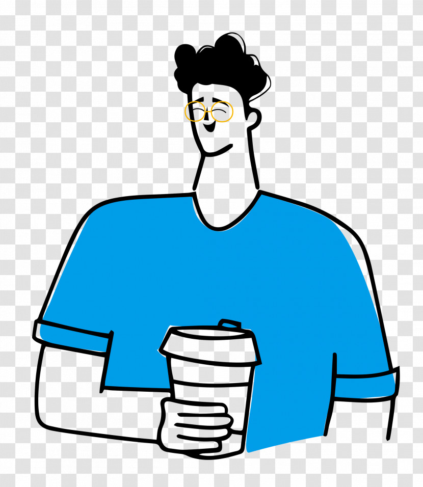 Holding Coffee Transparent PNG