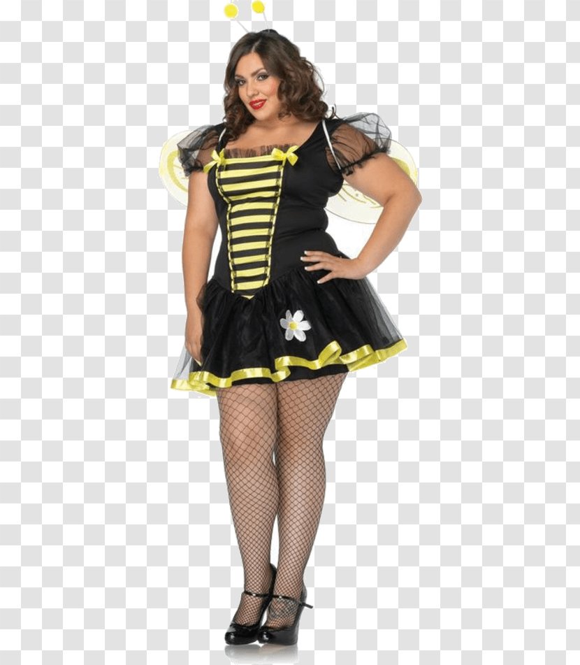 Halloween Costume Bee Dress Plus-size Clothing - Plussize Transparent PNG