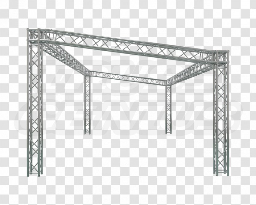 Truss Structure Steel I-beam Angle - Hardware Accessory - Metal Transparent PNG