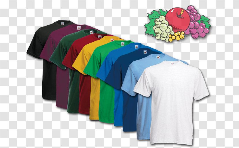 T-shirt Fruit Of The Loom Clothing Top Cotton - Watercolor Transparent PNG
