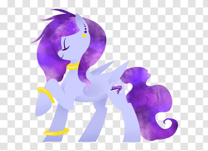 Horse Pony Violet Lilac - Cartoon - Nebula Vector Transparent PNG