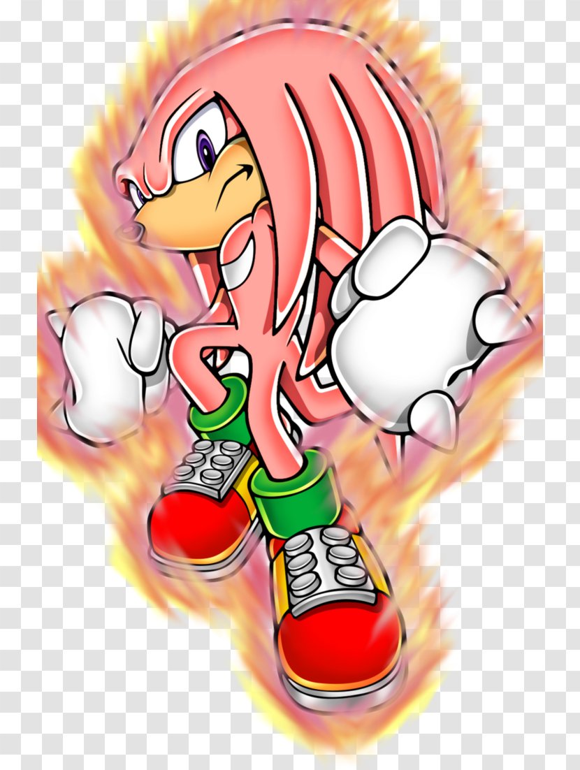Knuckles The Echidna Shadow Hedgehog Tails Sonic Adventure 3 - Heart - Thrown Transparent PNG