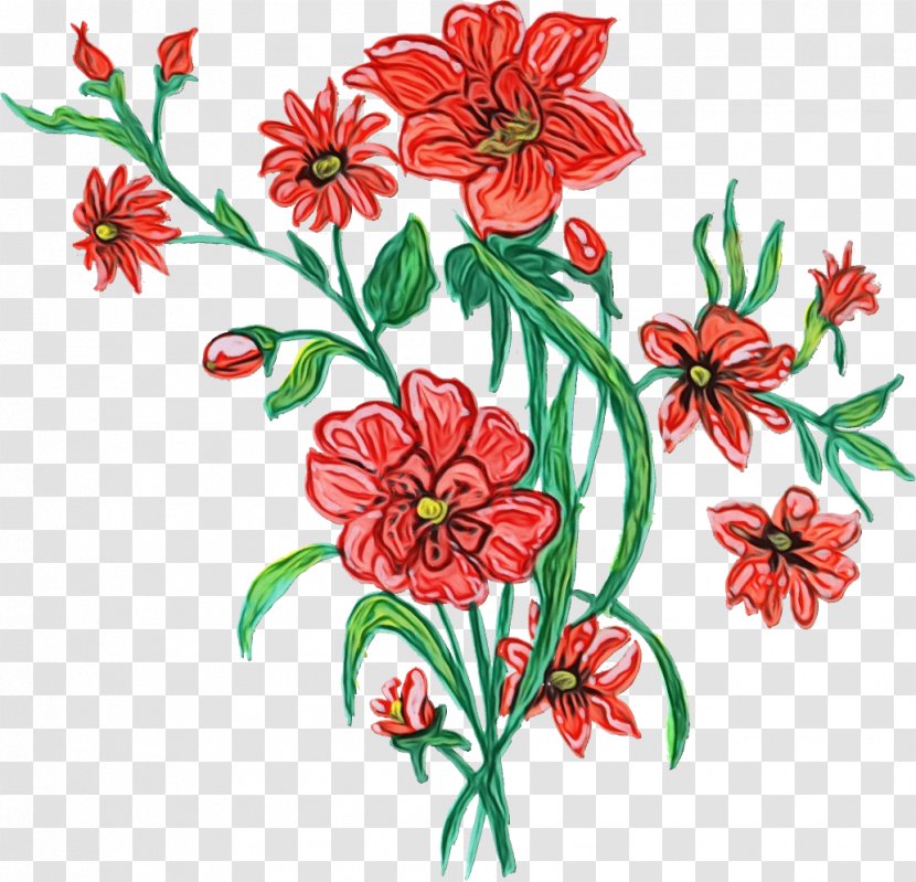 Floral Design Cut Flowers - Drawing - Ornament Transparent PNG