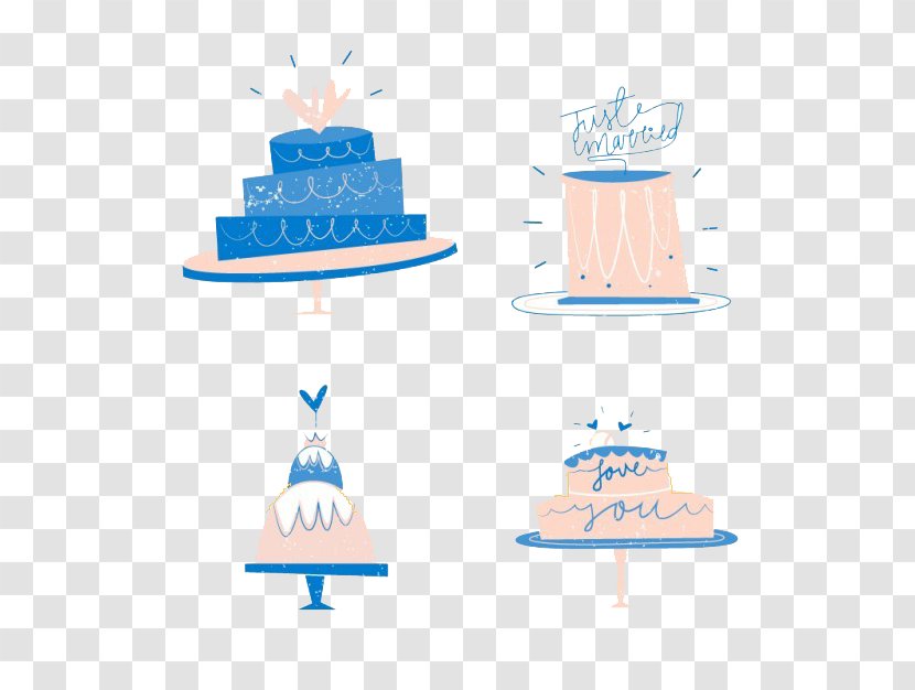 Wedding Cake Torte Bakery - Cute Transparent PNG