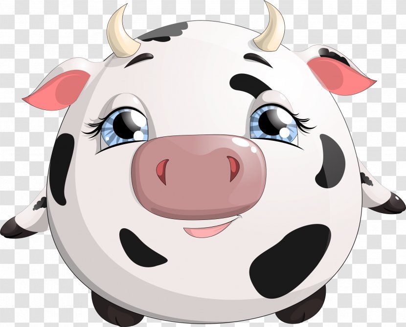Cattle Toon Clip Art - Drawing - Pig Transparent PNG