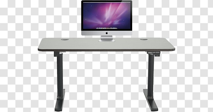 Standing Desk Sit-stand Computer - Multimedia Transparent PNG
