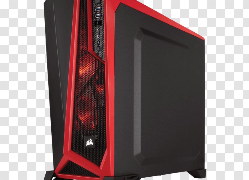 Computer Cases & Housings Power Supply Unit Corsair Carbide Mid-Tower Case ATX Components - Screen - Cool Gaming Headset Controllers Transparent PNG