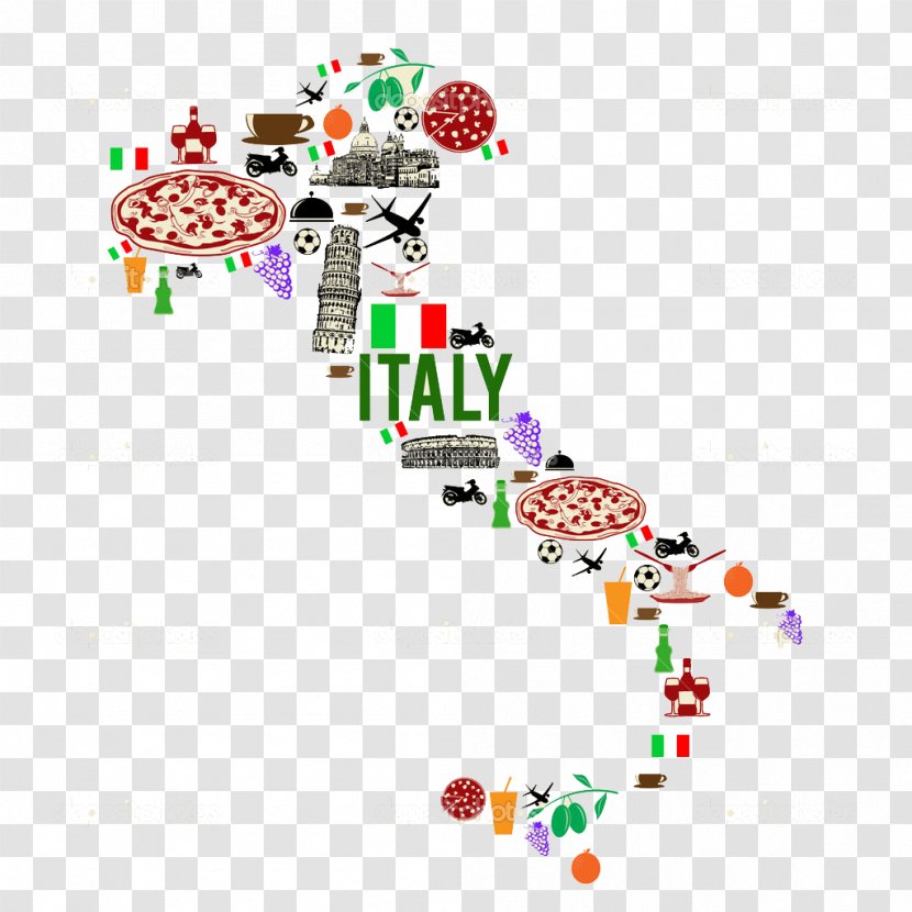 Italy Map Symbol - World - Landmark Transparent PNG