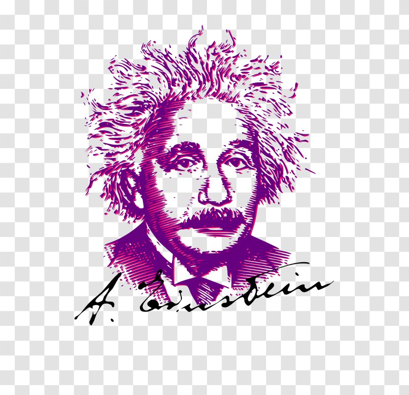 Albert Einstein's Brain T-shirt Color Clip Art - Drawing - Einstein Transparent PNG