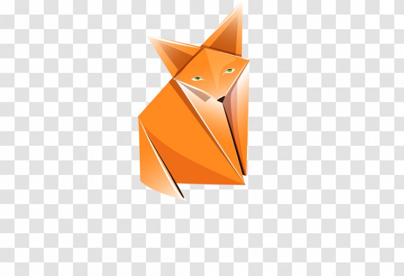 Easy Origami Paper Animal - Fox Transparent PNG