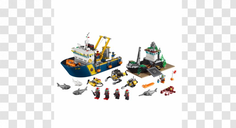 Lego City LEGO 60095 Deep Sea Exploration Vessel Toy The Group - Minifigure Transparent PNG