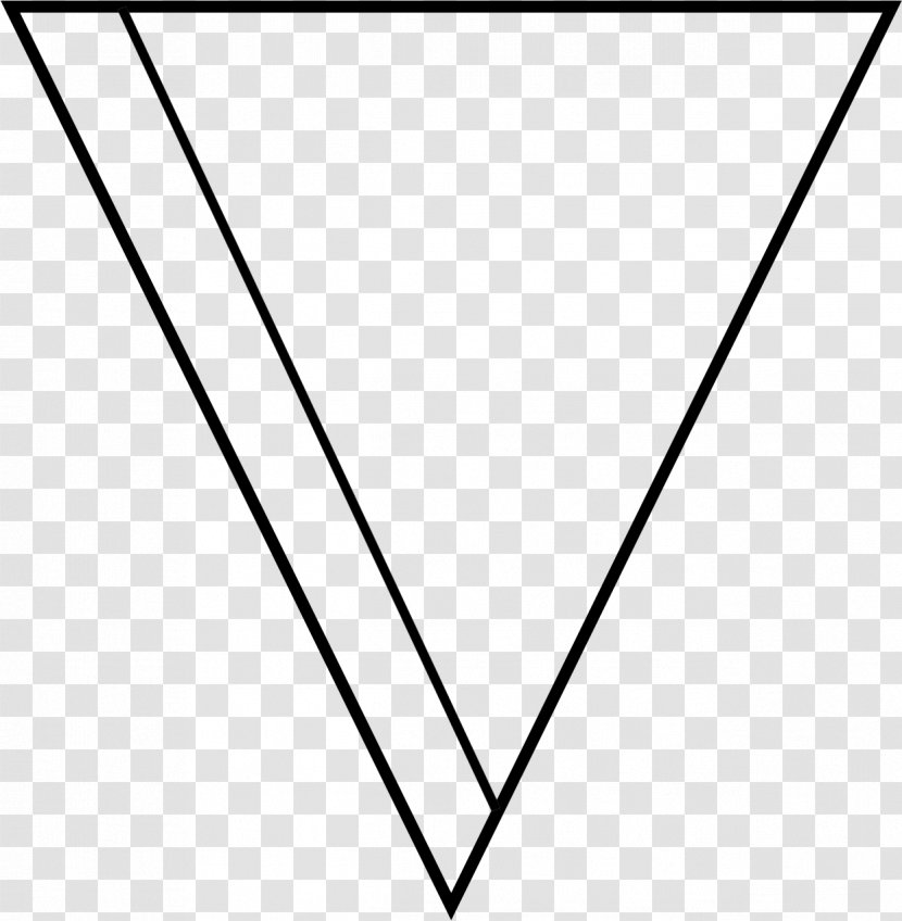 Triangle Symbol Shape Clip Art - White Transparent PNG