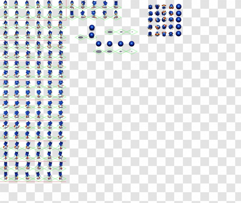 Sonic Sprite Sheet Png, Transparent Png , Transparent Png Image