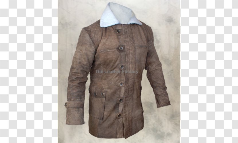 Overcoat Leather Jacket - Bane Mask Transparent PNG