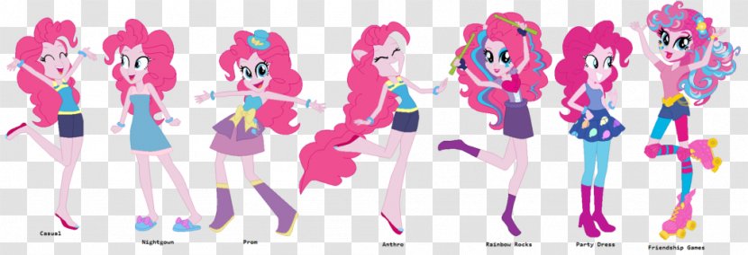 Twilight Sparkle Applejack Pinkie Pie Pony Sunset Shimmer - My Little Friendship Is Magic Transparent PNG