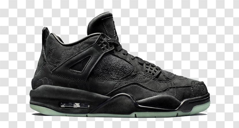 Air Jordan 4 Retro Kaws 930155 003 001 Nike Sports Shoes - Hiking Shoe - Gold For Women Online Transparent PNG