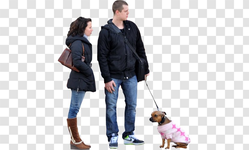 Dog People Rendering - Entourage - Couple Transparent PNG