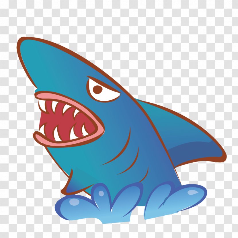 Shark Fin Soup Illustration - Vertebrate - Out Of The Sea Sharks Transparent PNG