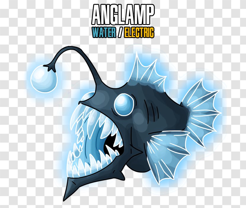 Anglerfish Pokémon Pokédex Magikarp - Deepsea Anglerfishes - Fish Transparent PNG