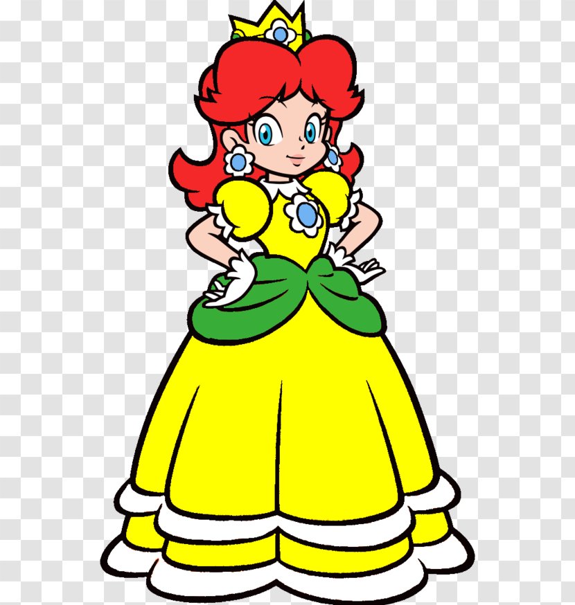 Princess Daisy Super Peach Mario Party 6 - Green - Atari Poster Transparent PNG