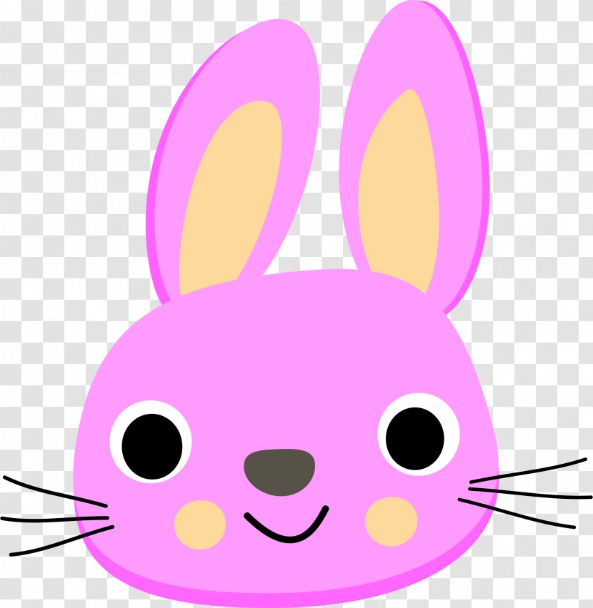 Easter Bunny Rabbit Clip Art - Rabits And Hares - Pink Cadillac Cliparts Transparent PNG
