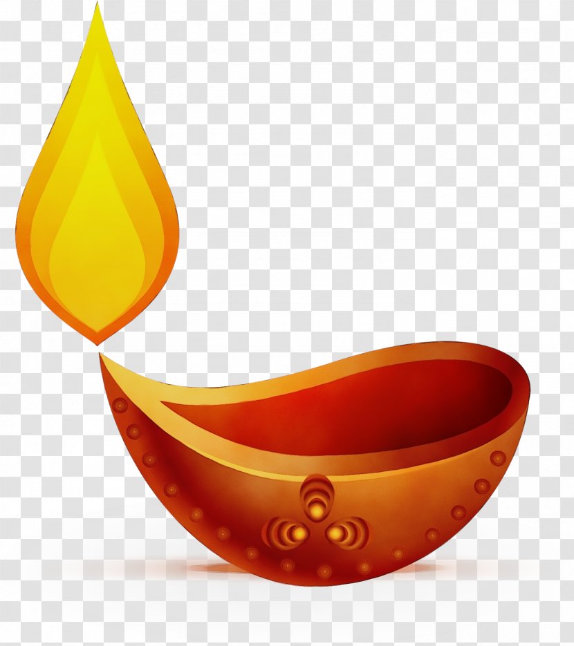 Watercolor Cartoon - Mixing Bowl - Yellow Transparent PNG