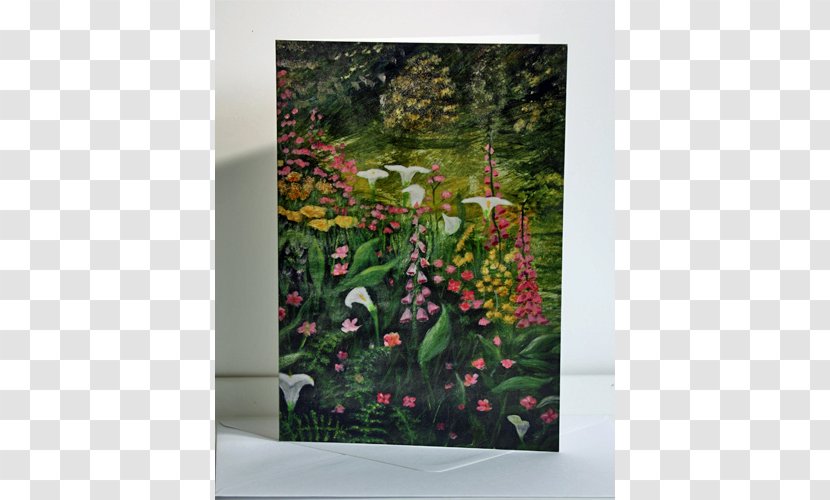 Flower Garden Painting Cornish Hedge Picture Frames - Frame Transparent PNG