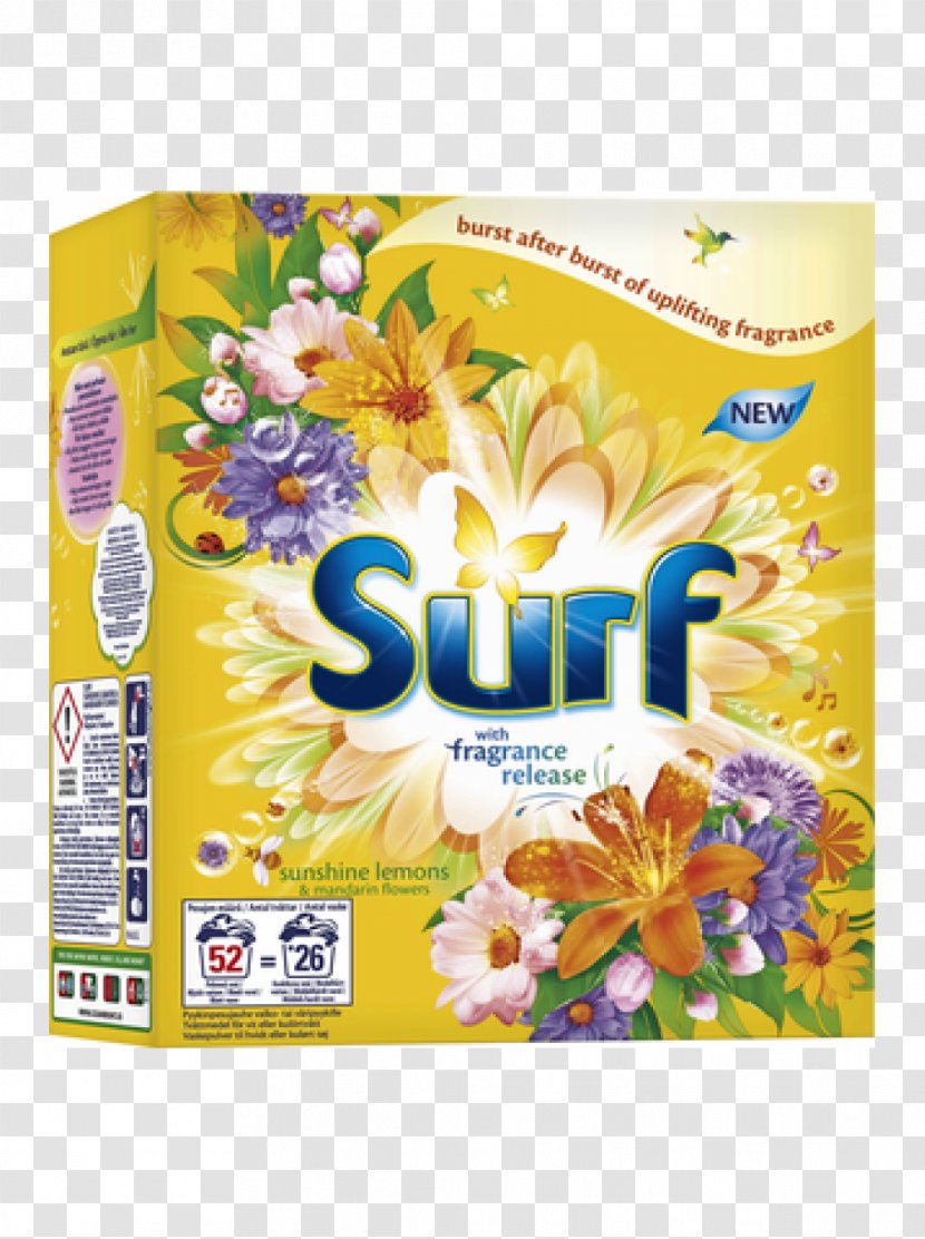 Surf Laundry Detergent Washing - Flower - Soap Transparent PNG