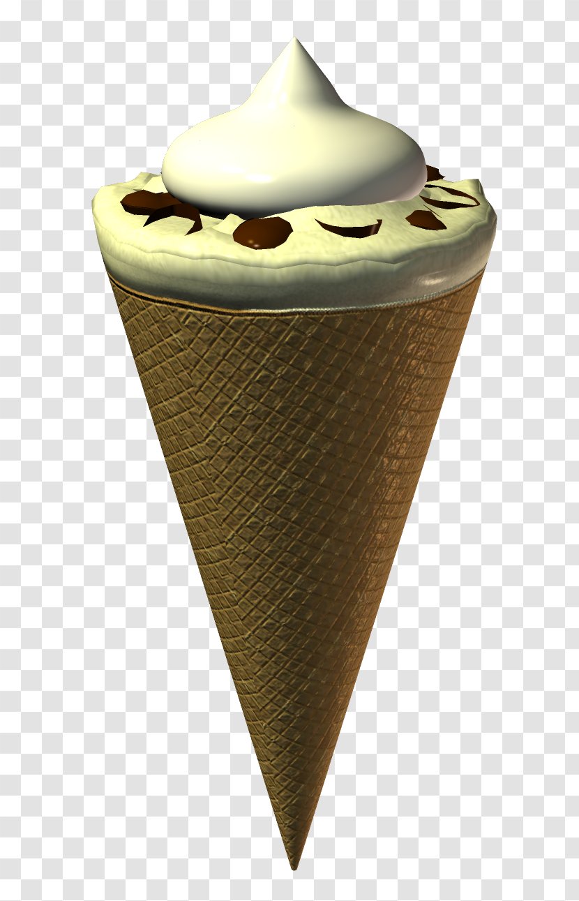 Ice Cream Cone Brown - Cones Transparent PNG